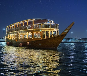 Helicopter Tour & Dhow Dinner Cruise